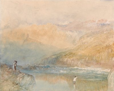 On the Mosell, Near Traben Trarbach by Joseph Mallord William Turner